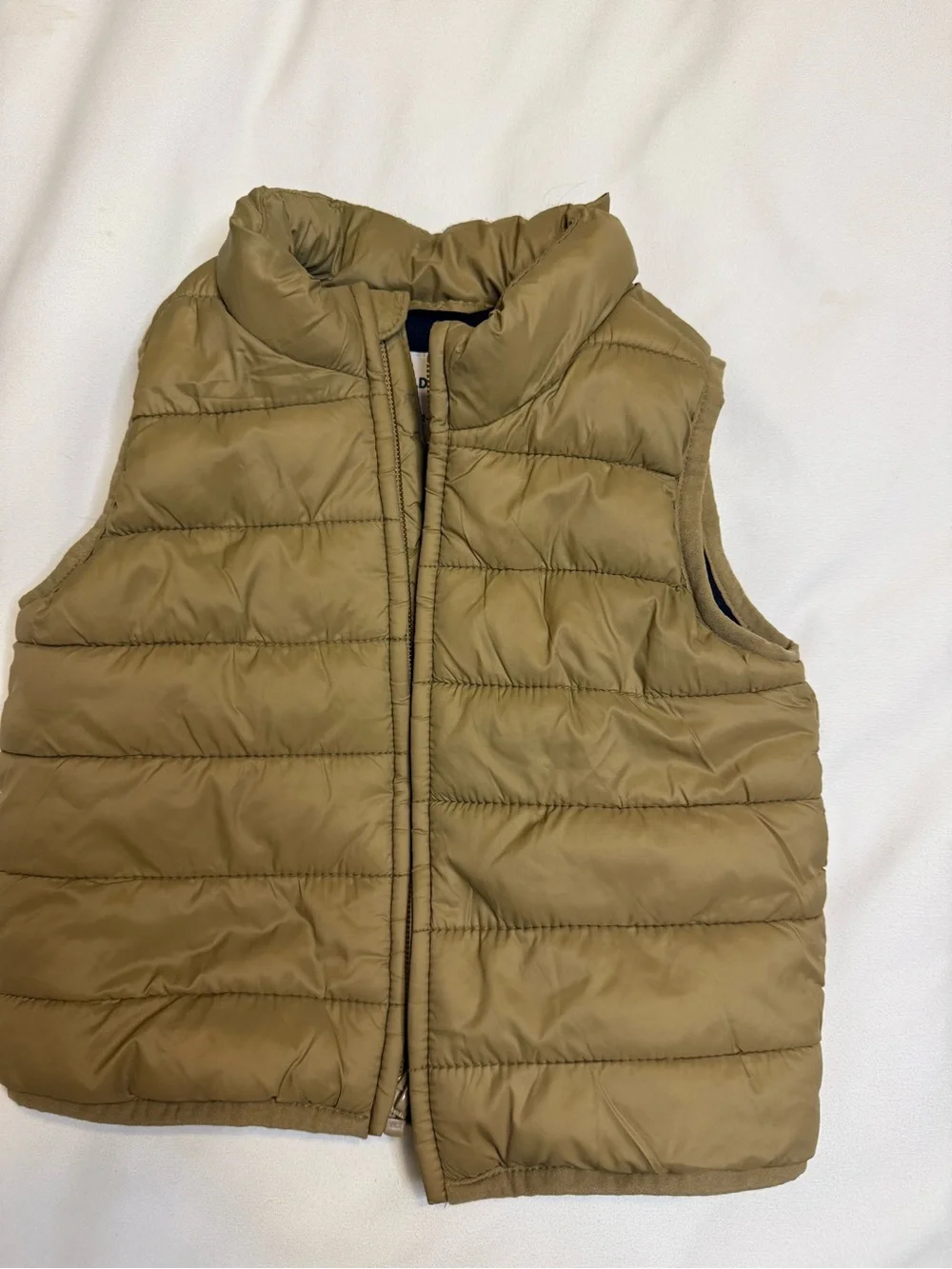 Old Navy Kids Tan Puffer Vest